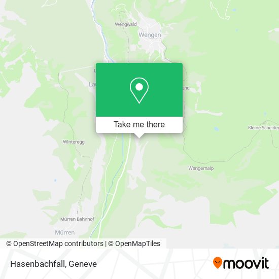 Hasenbachfall map