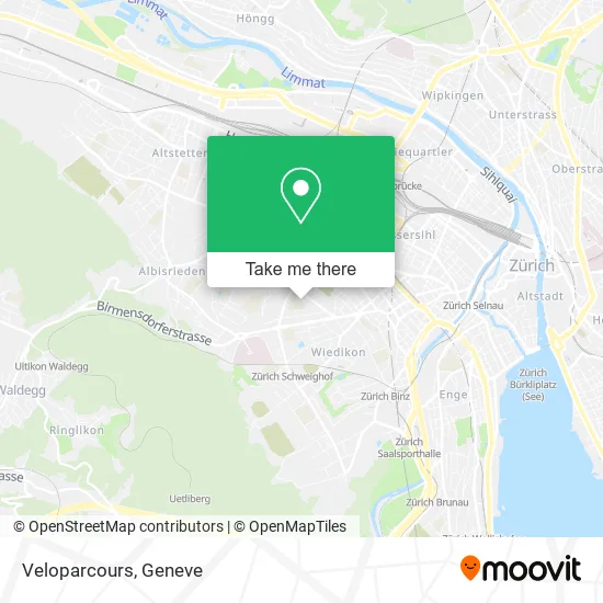 Veloparcours plan