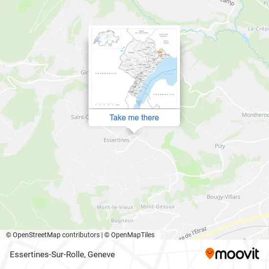 Essertines-Sur-Rolle map