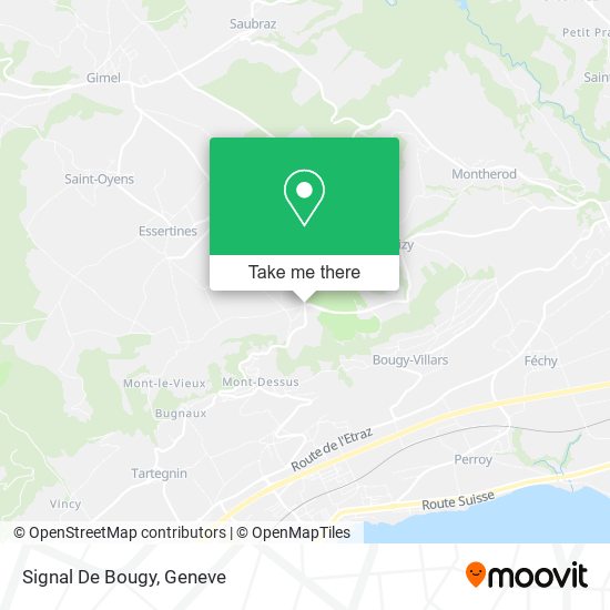 Signal De Bougy map