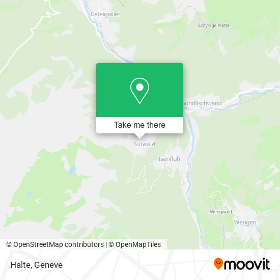 Halte map
