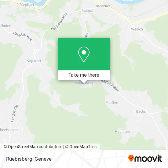 Rüebisberg map