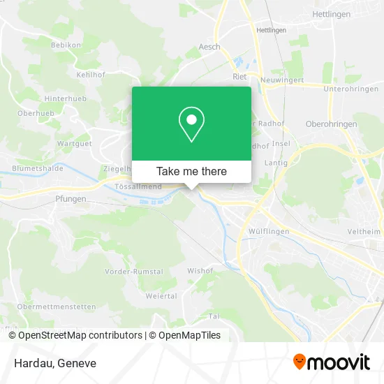 Hardau map