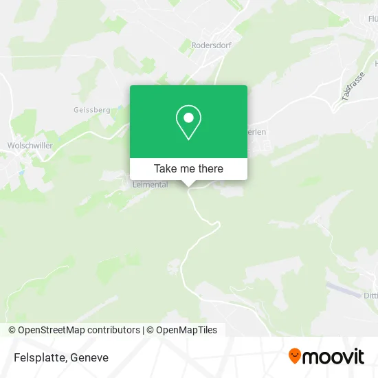 Felsplatte map