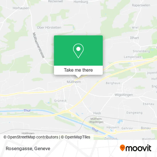 Rosengasse map