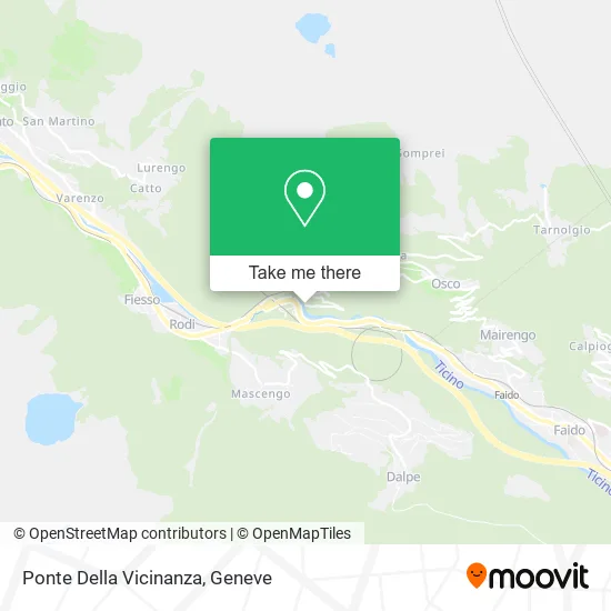 Ponte Della Vicinanza map