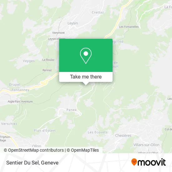 Sentier Du Sel map
