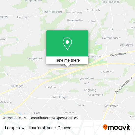 Lamperswil Illharterstrasse map