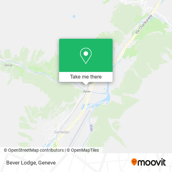 Bever Lodge map
