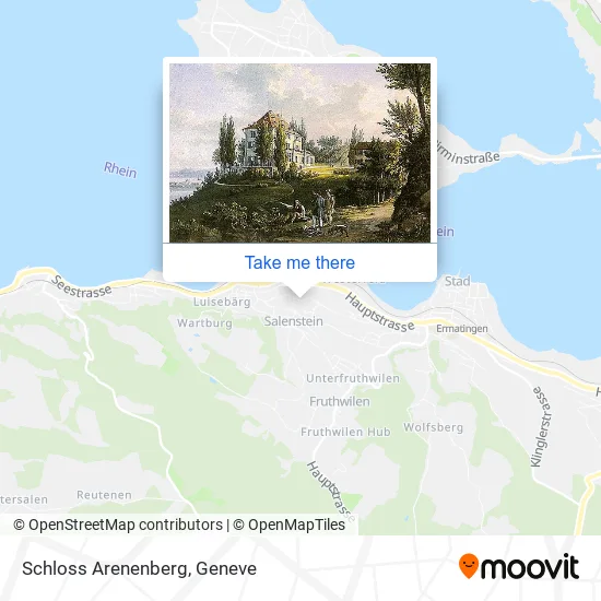 Schloss Arenenberg map