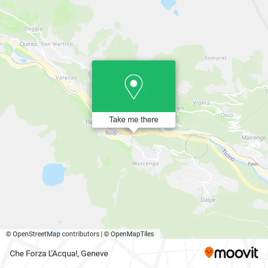 Che Forza L'Acqua! map