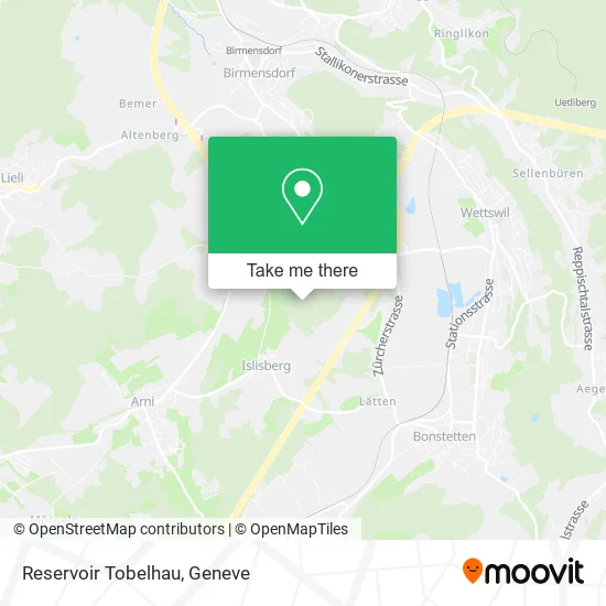 Reservoir Tobelhau map