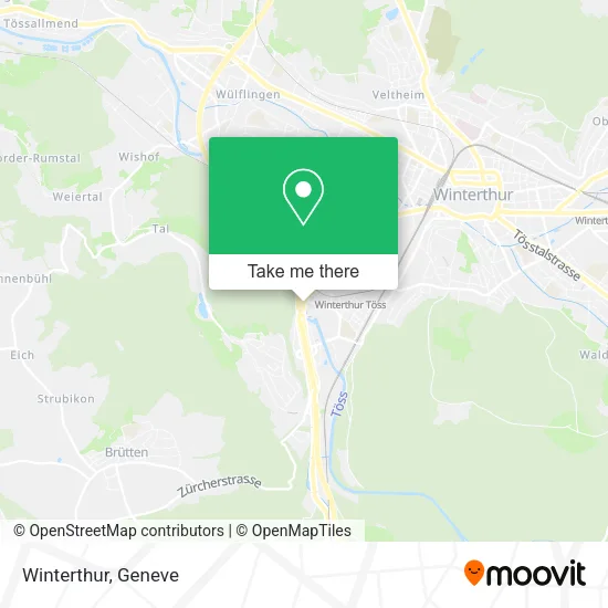 Winterthur map