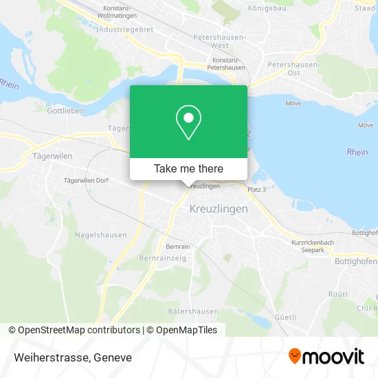 Weiherstrasse map