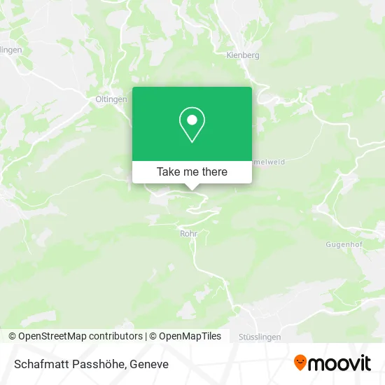 Schafmatt Passhöhe map