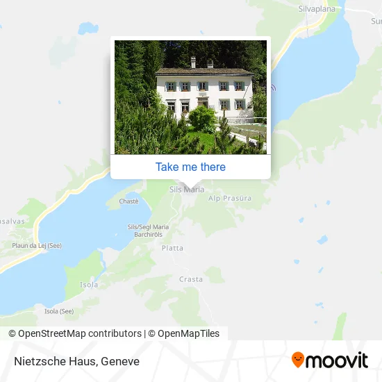Nietzsche Haus map