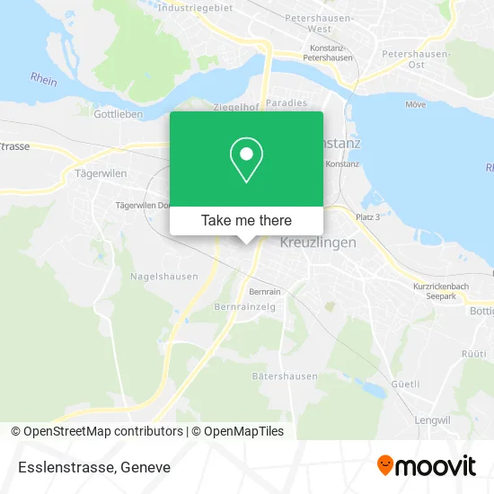 Esslenstrasse map