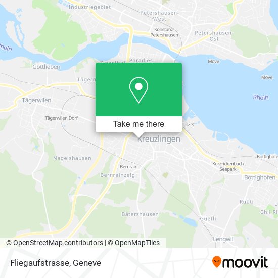 Fliegaufstrasse map