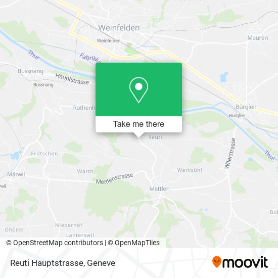 Reuti Hauptstrasse map