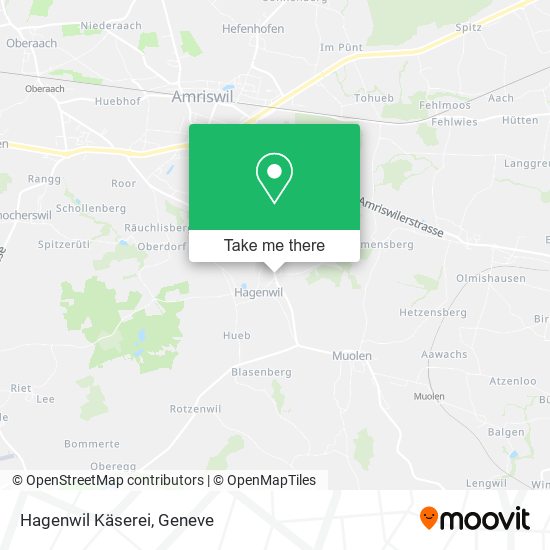 Hagenwil Käserei map
