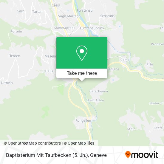 Baptisterium Mit Taufbecken (5. Jh.) map