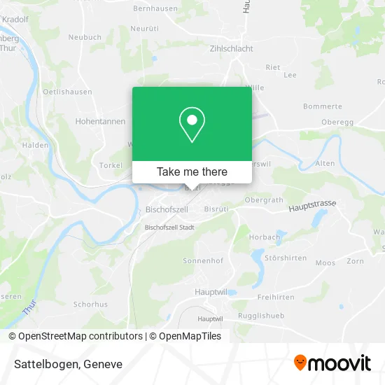 Sattelbogen map