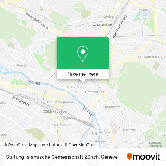Stiftung Islamische Gemeinschaft Zürich map