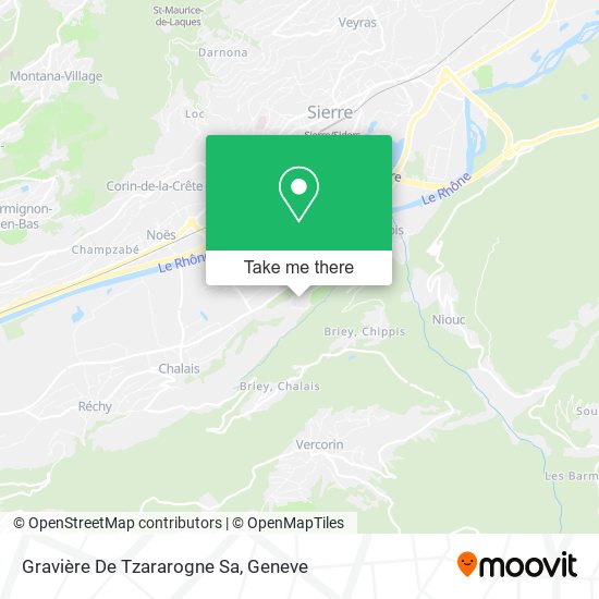 Gravière De Tzararogne Sa map