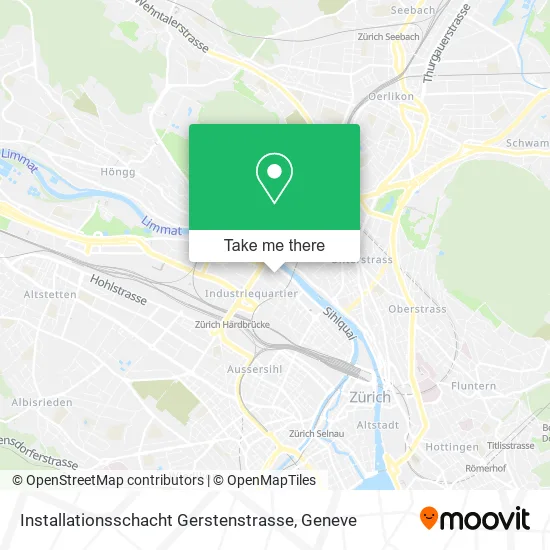 Installationsschacht Gerstenstrasse map