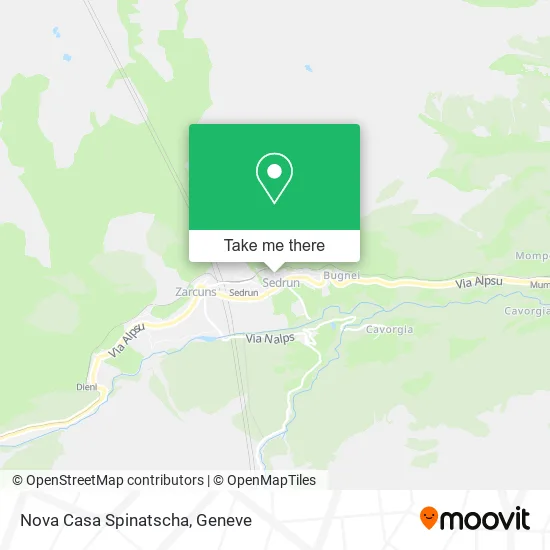Nova Casa Spinatscha map