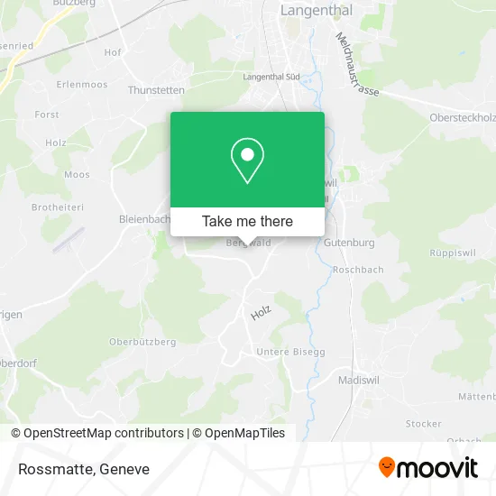 Rossmatte map