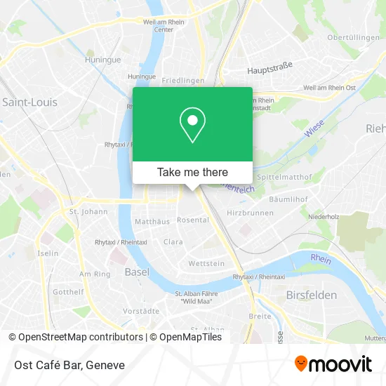 Ost Café Bar map