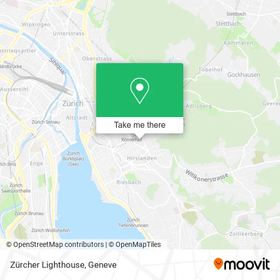 Zürcher Lighthouse map