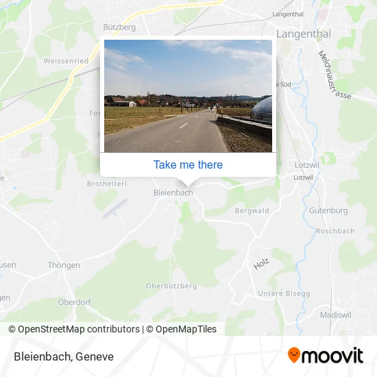 Bleienbach map