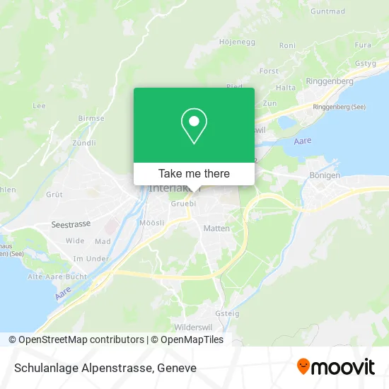 Schulanlage Alpenstrasse map