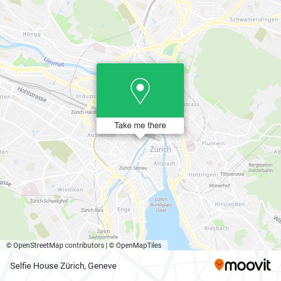 Selfie House Zürich map