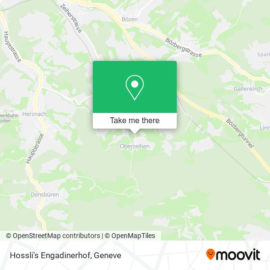 Hossli's Engadinerhof map