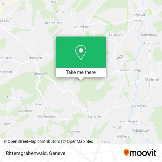 Rittersgrabenwald map