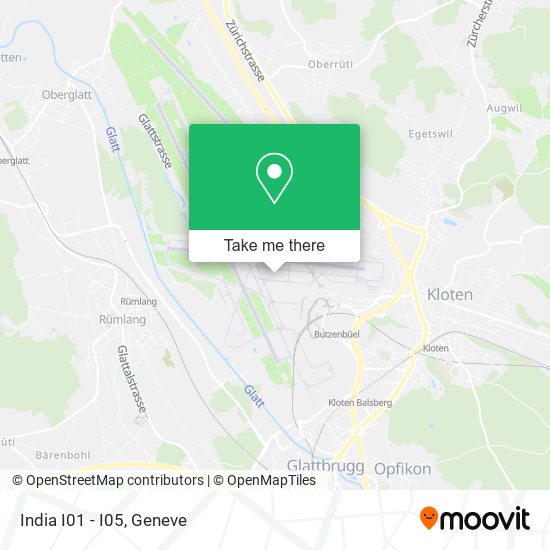India I01 - I05 map