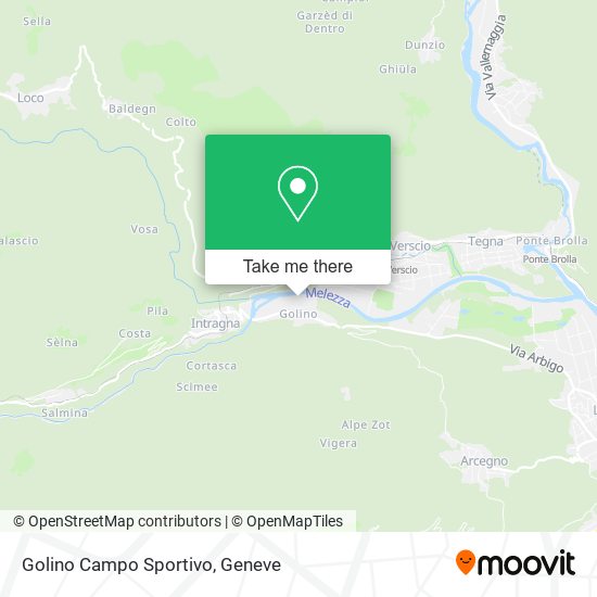 Golino Campo Sportivo map