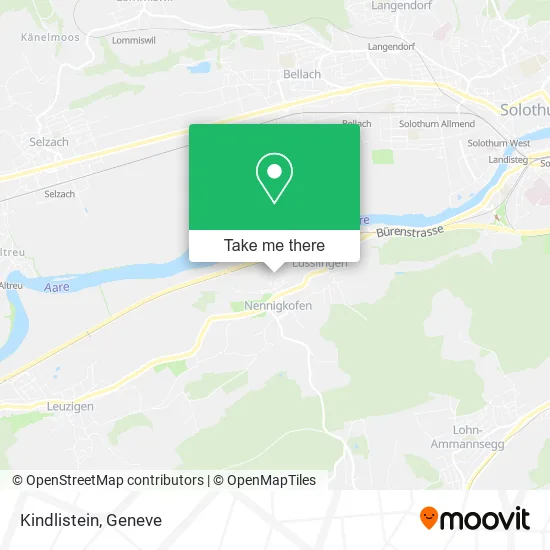 Kindlistein map