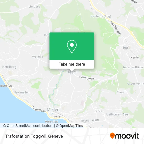 Trafostation Toggwil map