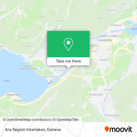 Ara Region Interlaken map