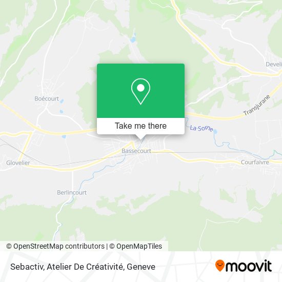 Sebactiv, Atelier De Créativité map