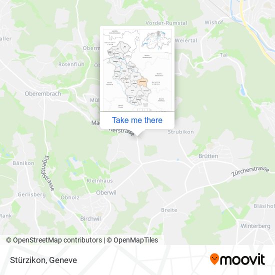 Stürzikon map