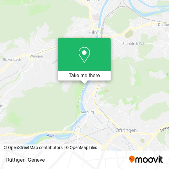 Rüttigen map
