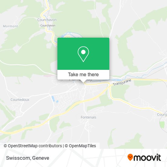 Swisscom map