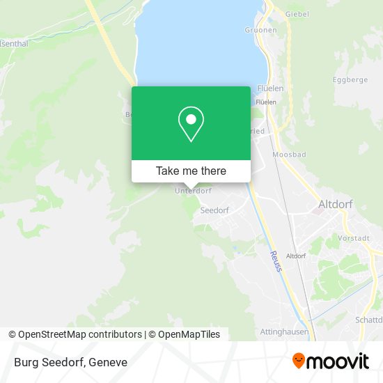 Burg Seedorf map