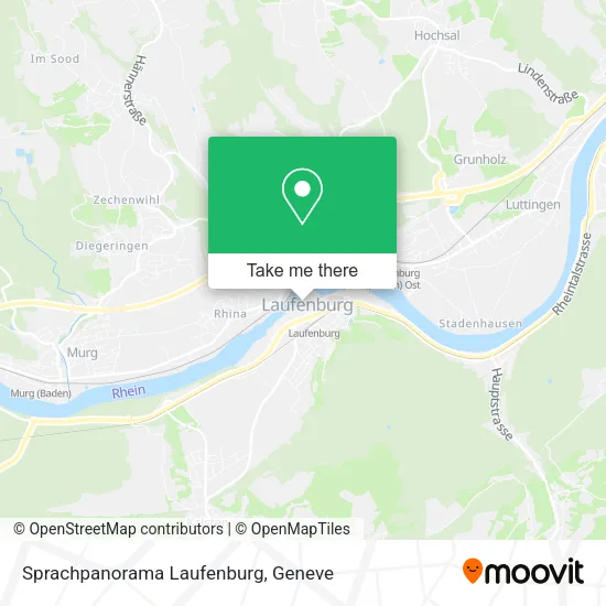 Sprachpanorama Laufenburg map