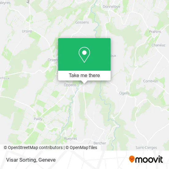 Visar Sorting map
